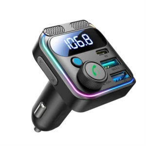 Joyroom JR-CCB01 48W Dual-Mic Car Wireless FM Transmitter