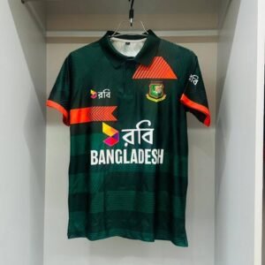 Bangladesh Cricket Board ODI jersey featuring the Robi sponsorship logo ( Sublimation Print)